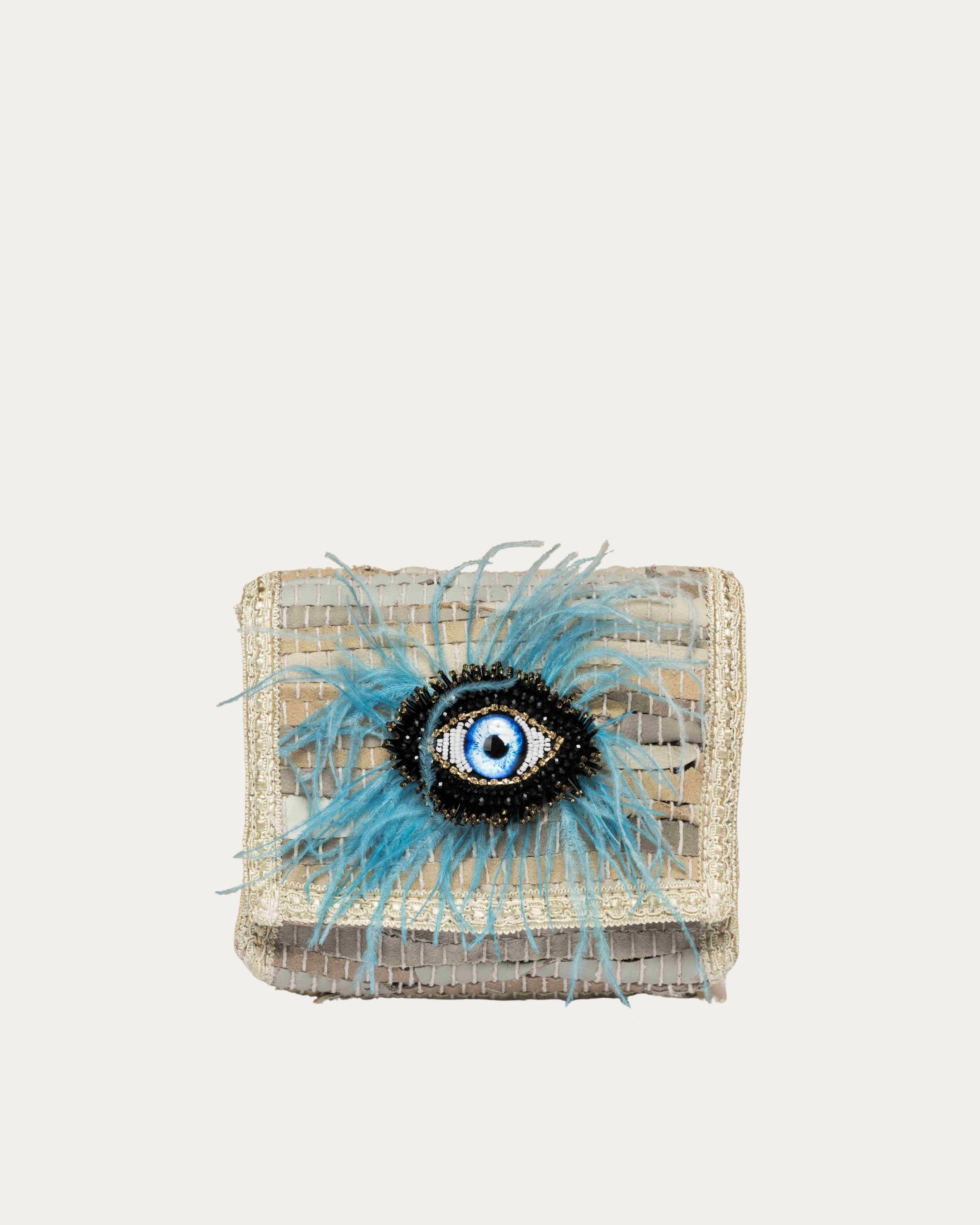 FEATHER KILIM BLUE