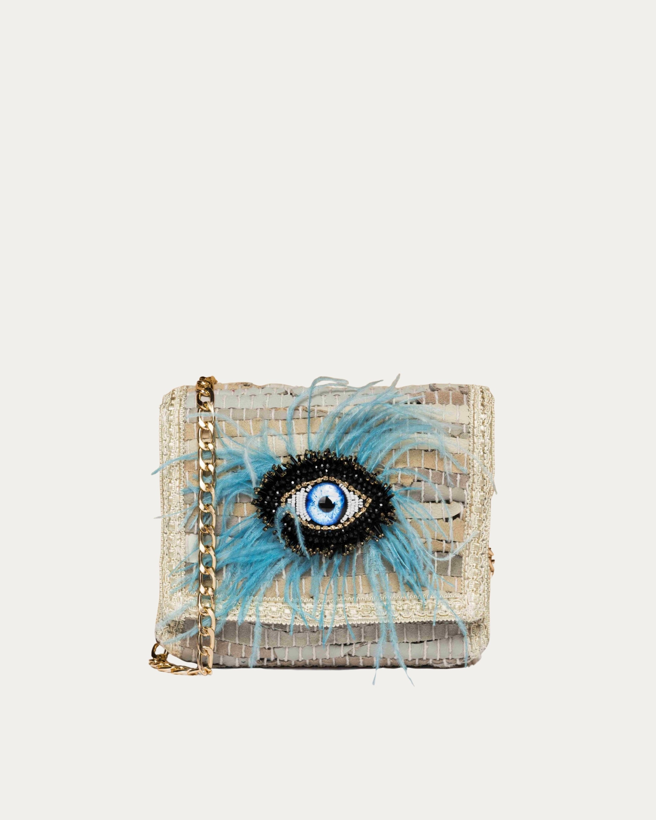 FEATHER KILIM BLUE