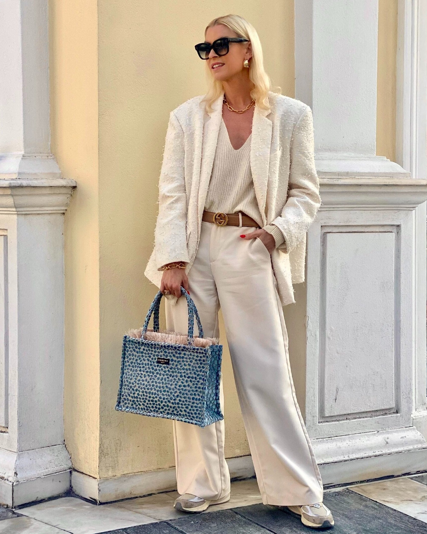 CYCLADES MEDIUM TOTE BAG