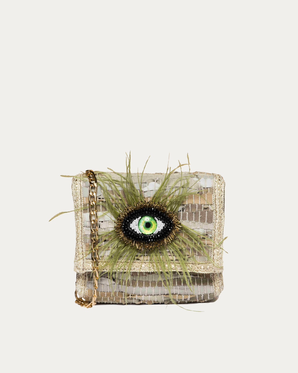 FEATHER KILIM GREEN