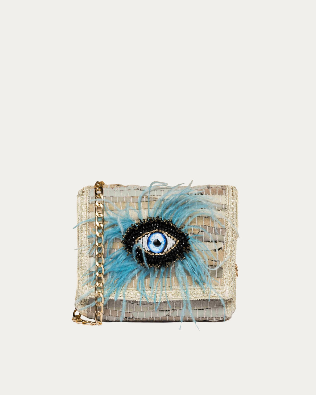 FEATHER KILIM BLUE