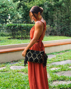 DALIDA TASSEL CLUTCH