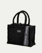 TEDDY BLACK MEDIUM TOTE BAG