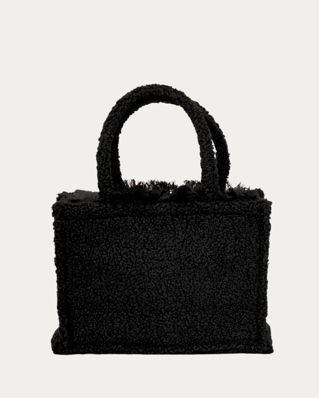 TEDDY BLACK MEDIUM TOTE BAG