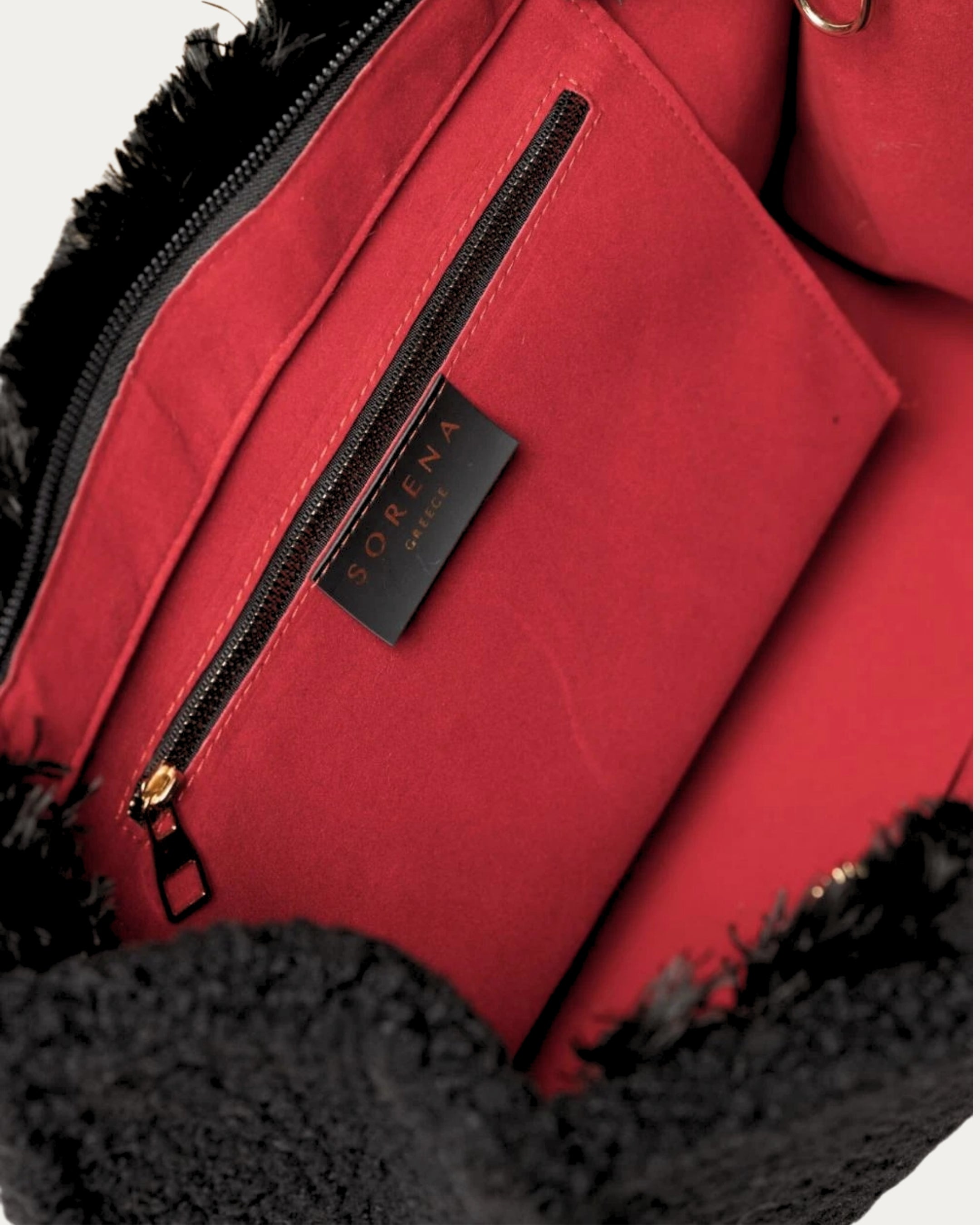TEDDY BLACK MEDIUM TOTE BAG