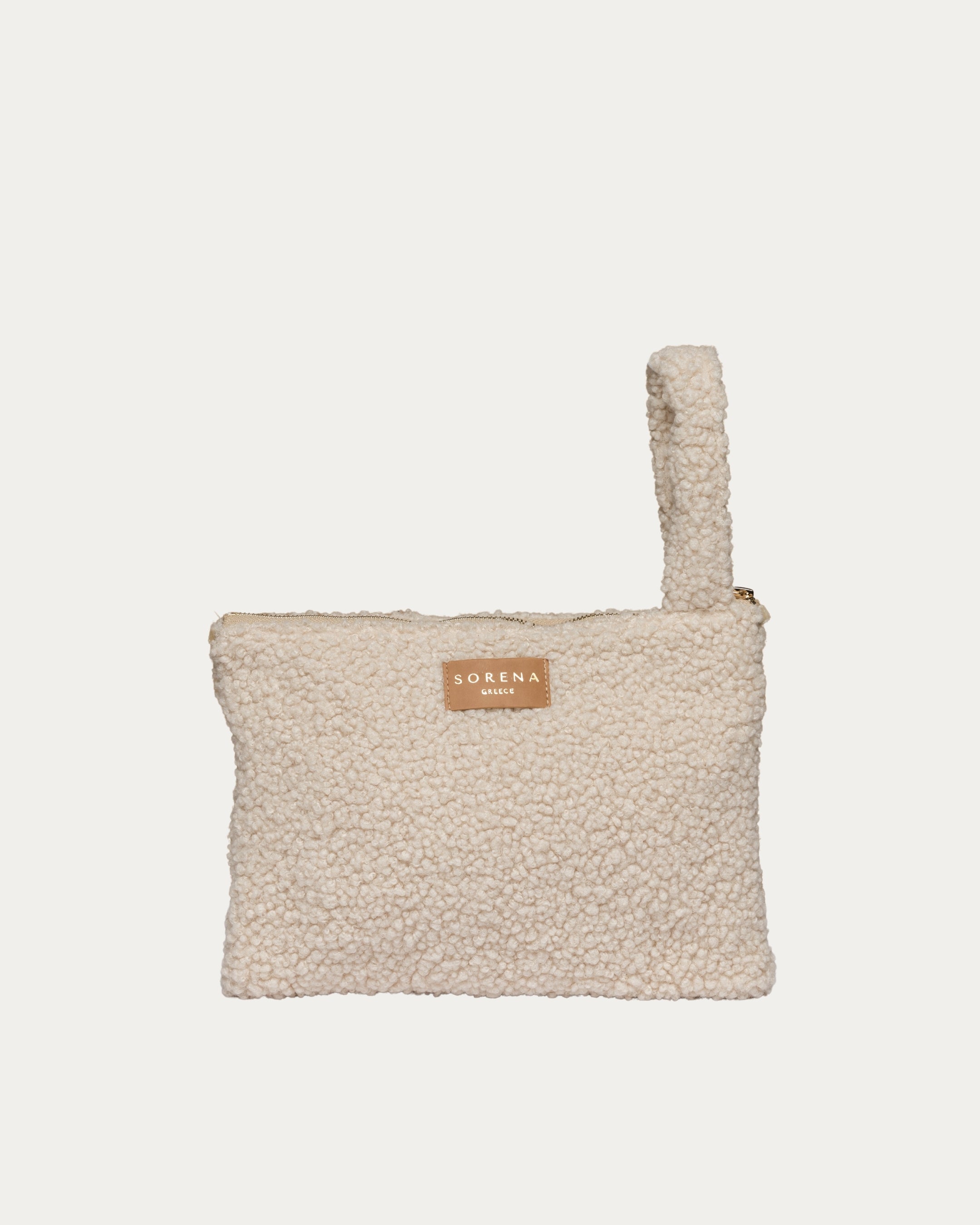 TEDDY BEIGE CLUTCH