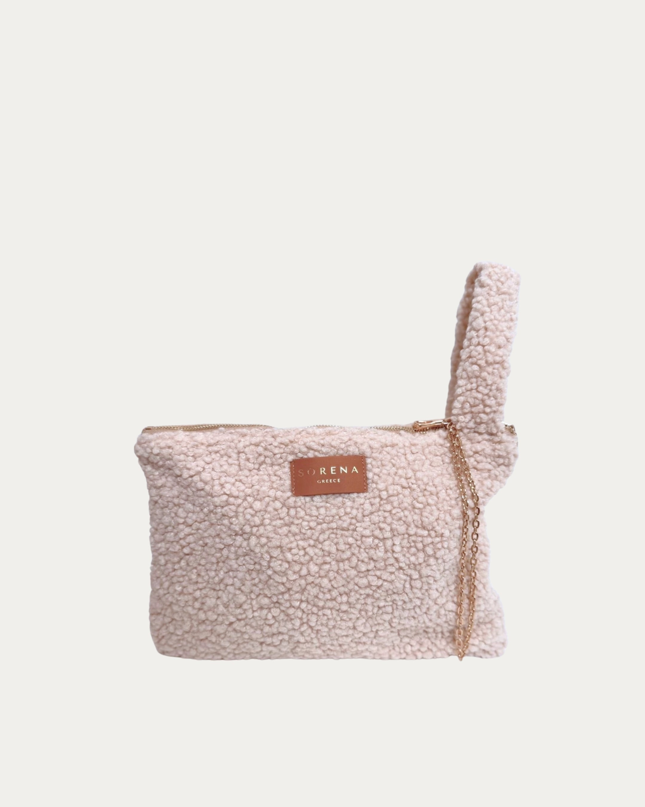 TEDDY BEIGE CLUTCH