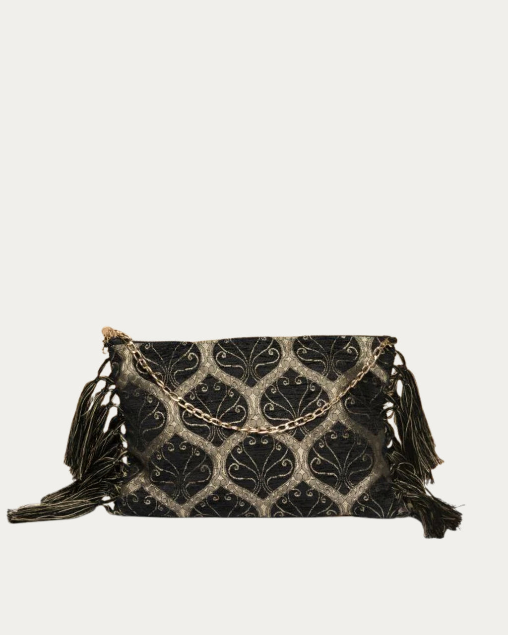 DALIDA TASSEL CLUTCH