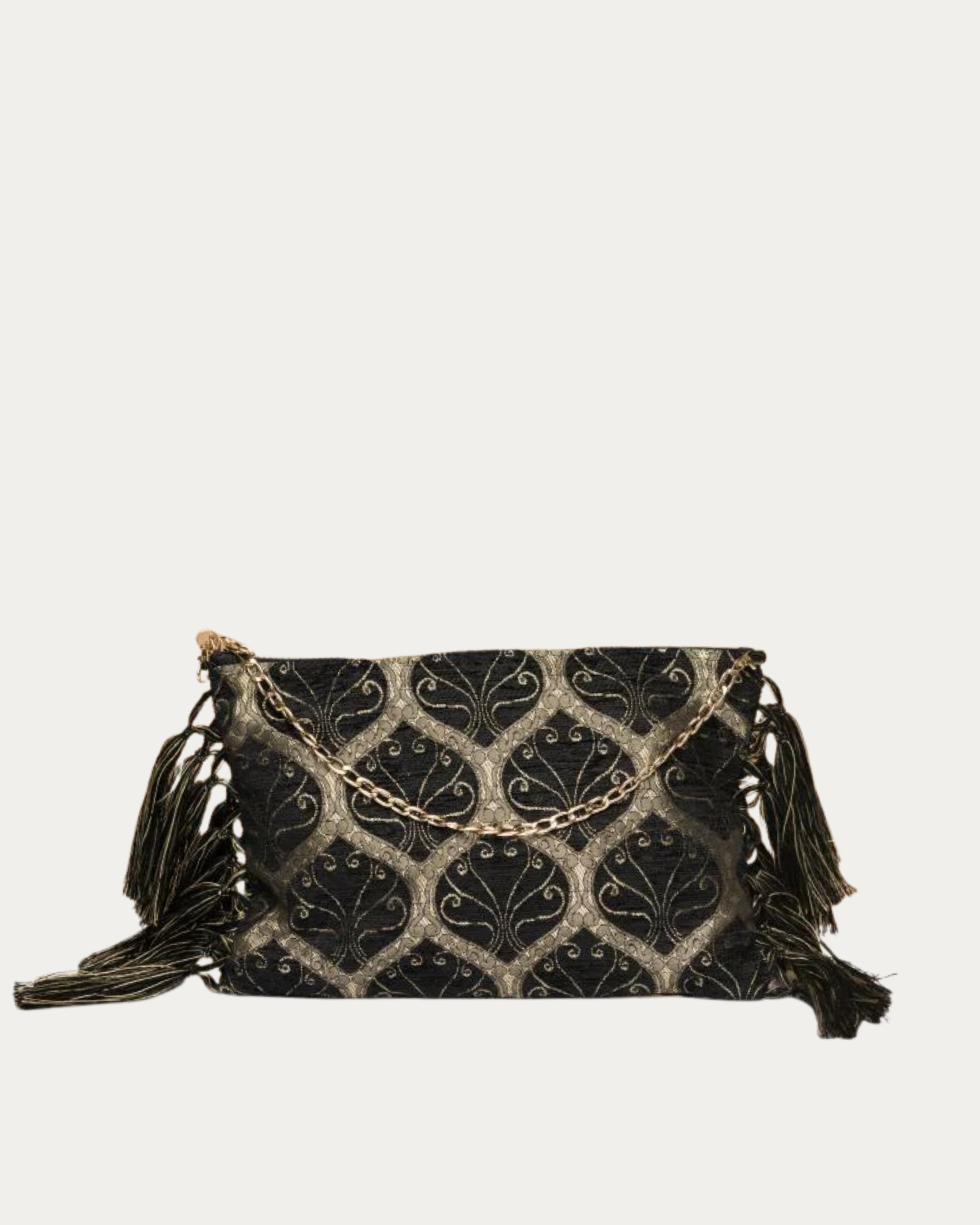 DALIDA TASSEL CLUTCH