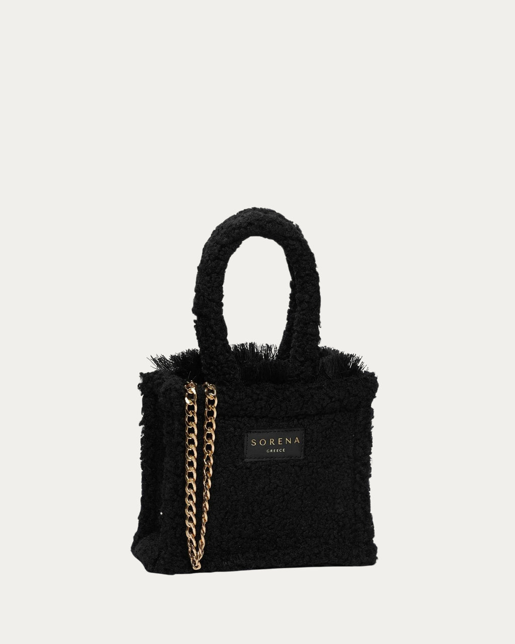 TEDDY BLACK MINI TOTE BAG