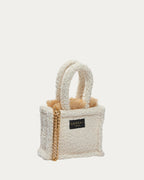TEDDY BEIGE MINI TOTE BAG