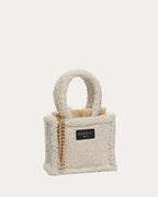 TEDDY BEIGE MINI TOTE BAG
