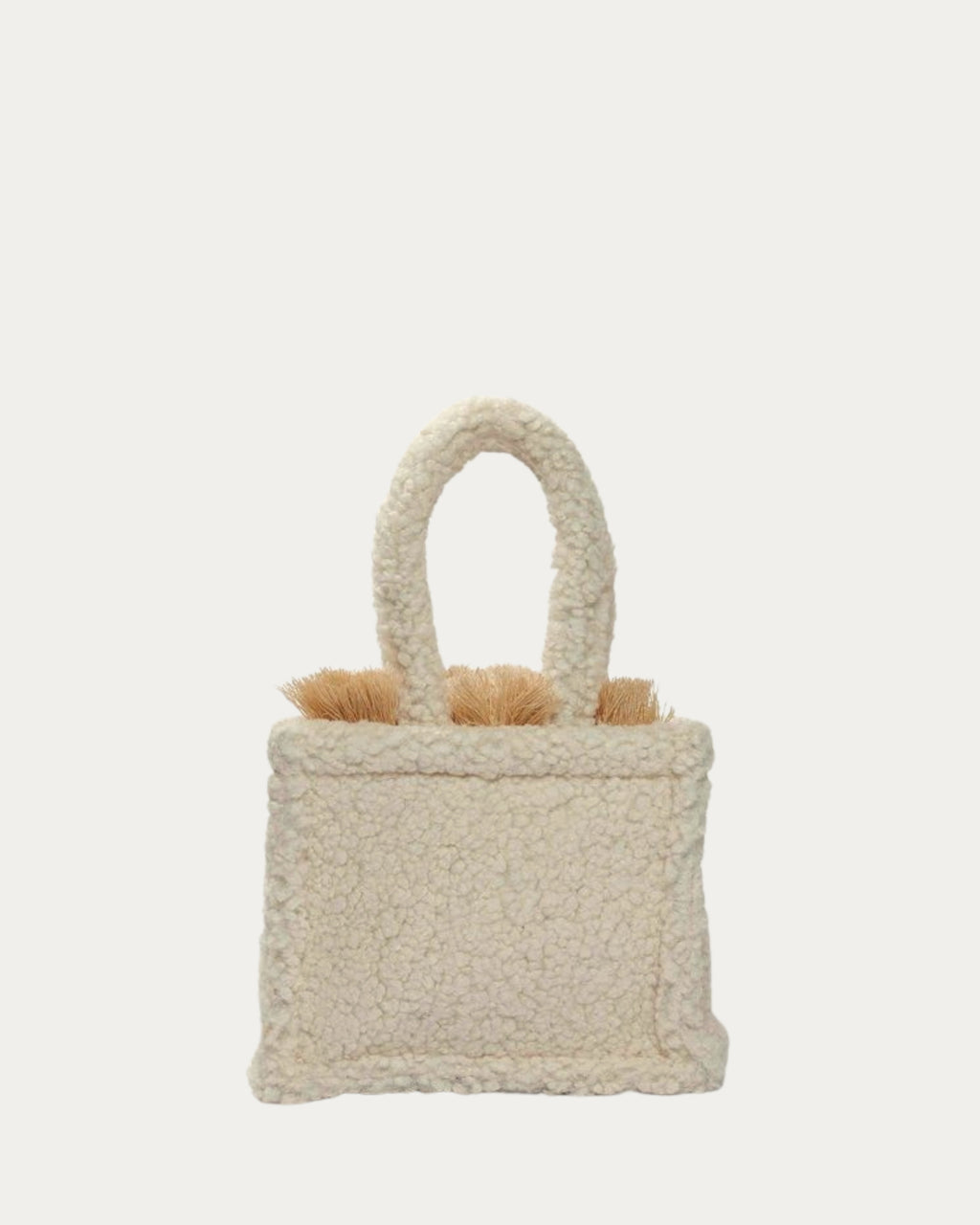 TEDDY BEIGE MINI TOTE BAG