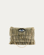 FOFI CLUTCH BROWN-BEIZE