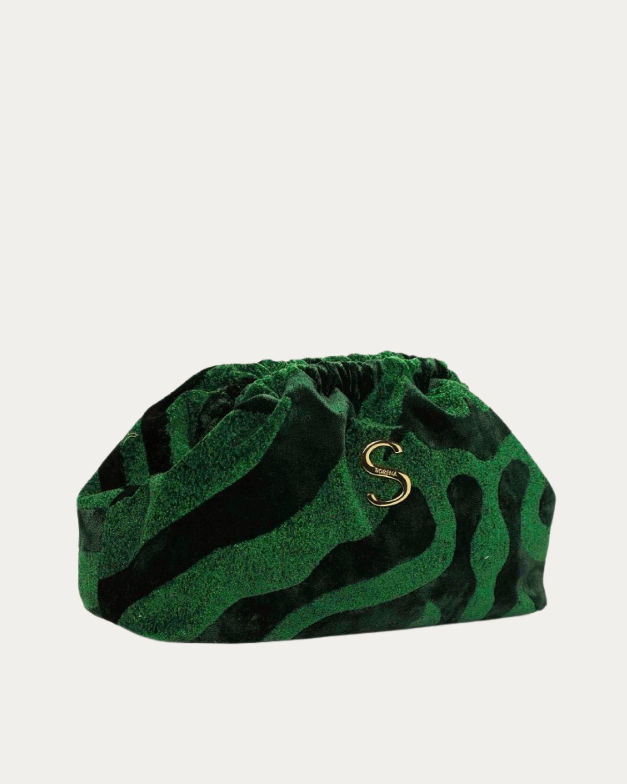 ANIMAL VELVET PETROL BUCKET BAG