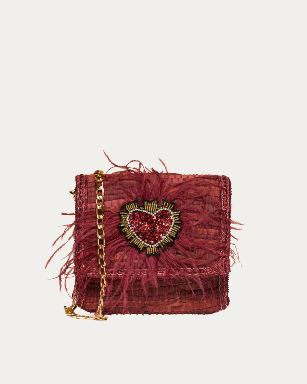 FEATHER KILIM RED