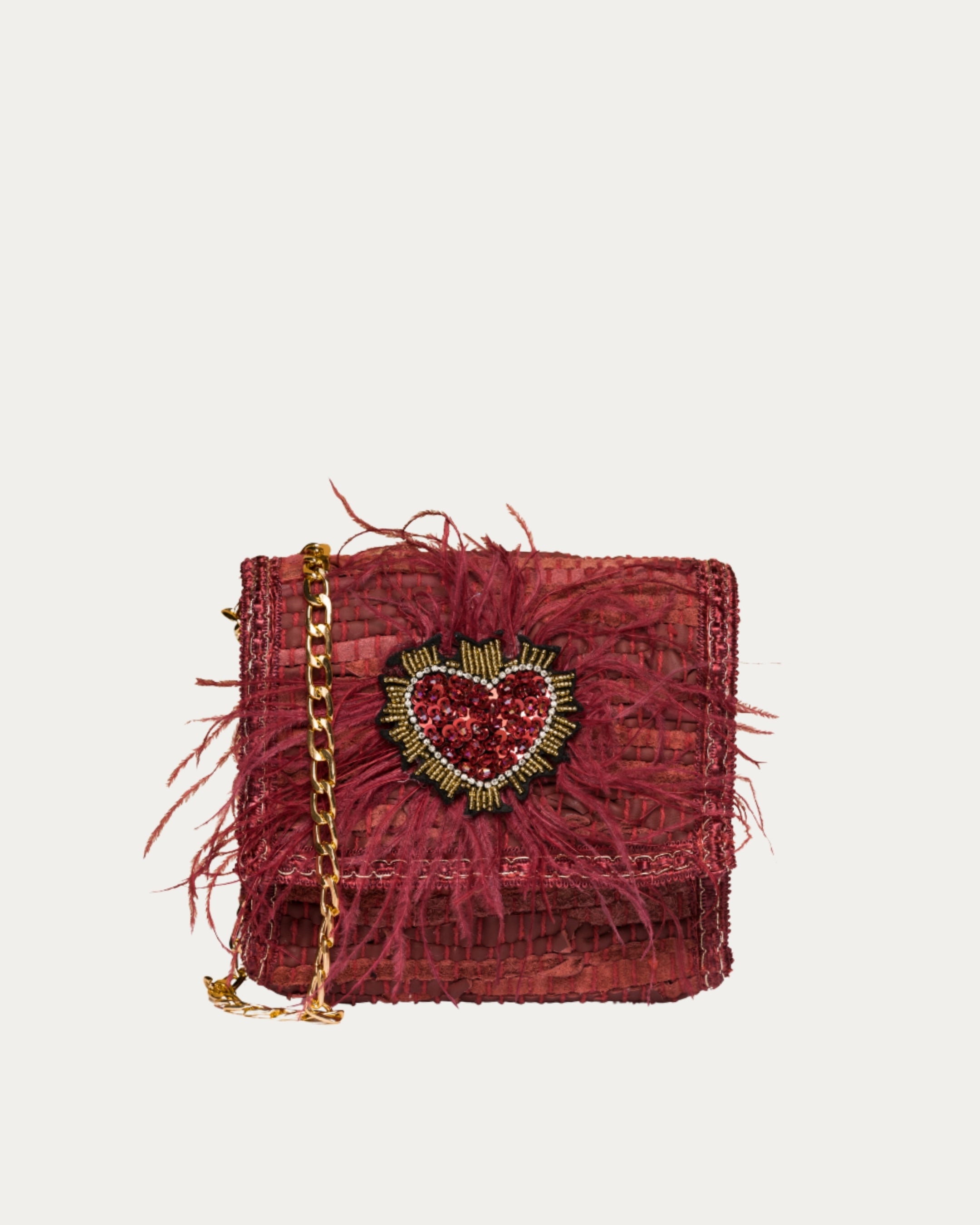 FEATHER KILIM RED