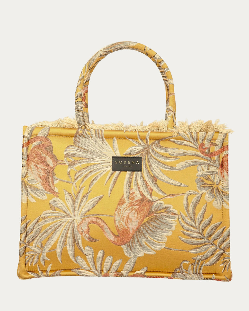 ISLA YELLOW LARGE TOTE BAG