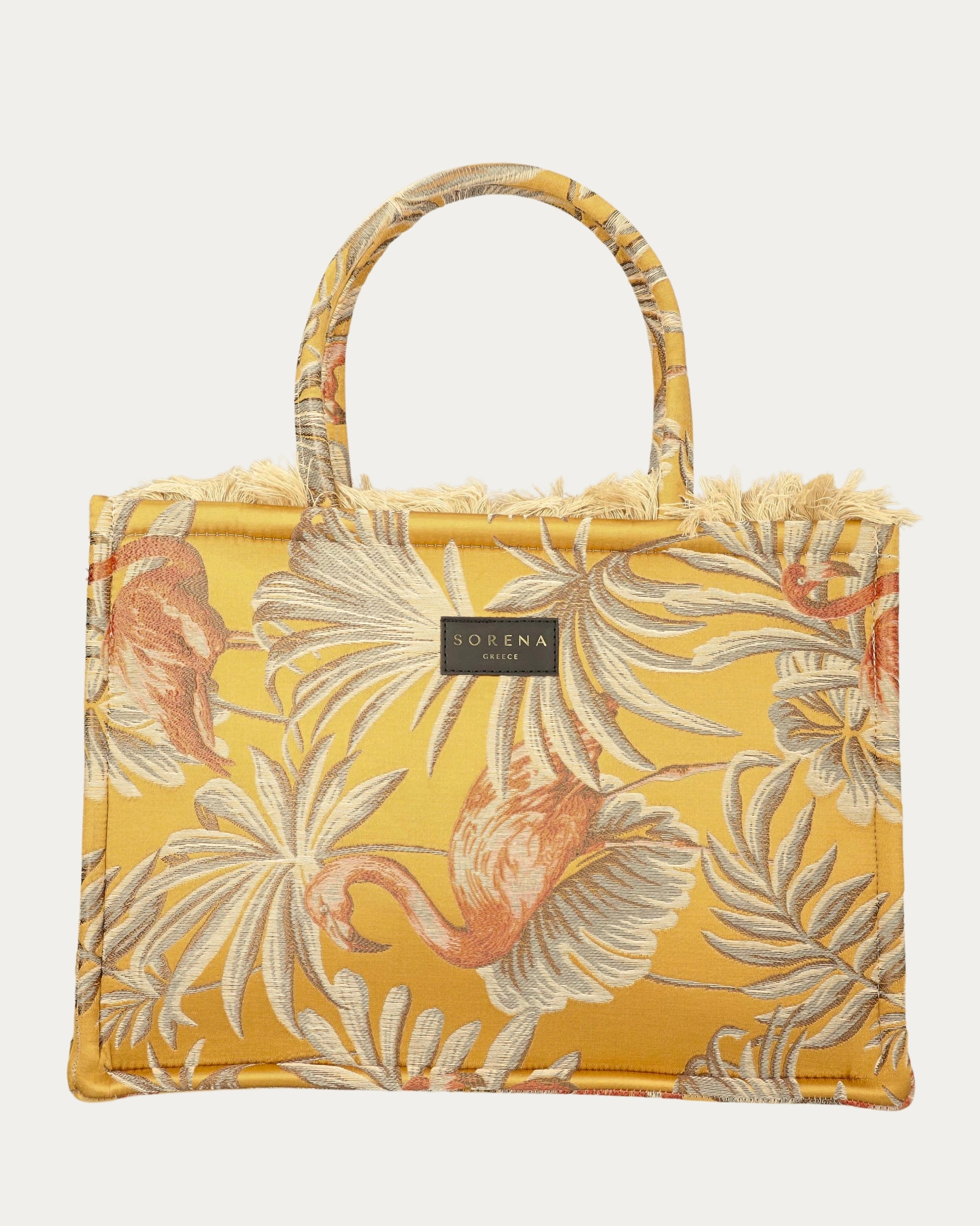 ISLA YELLOW LARGE TOTE BAG