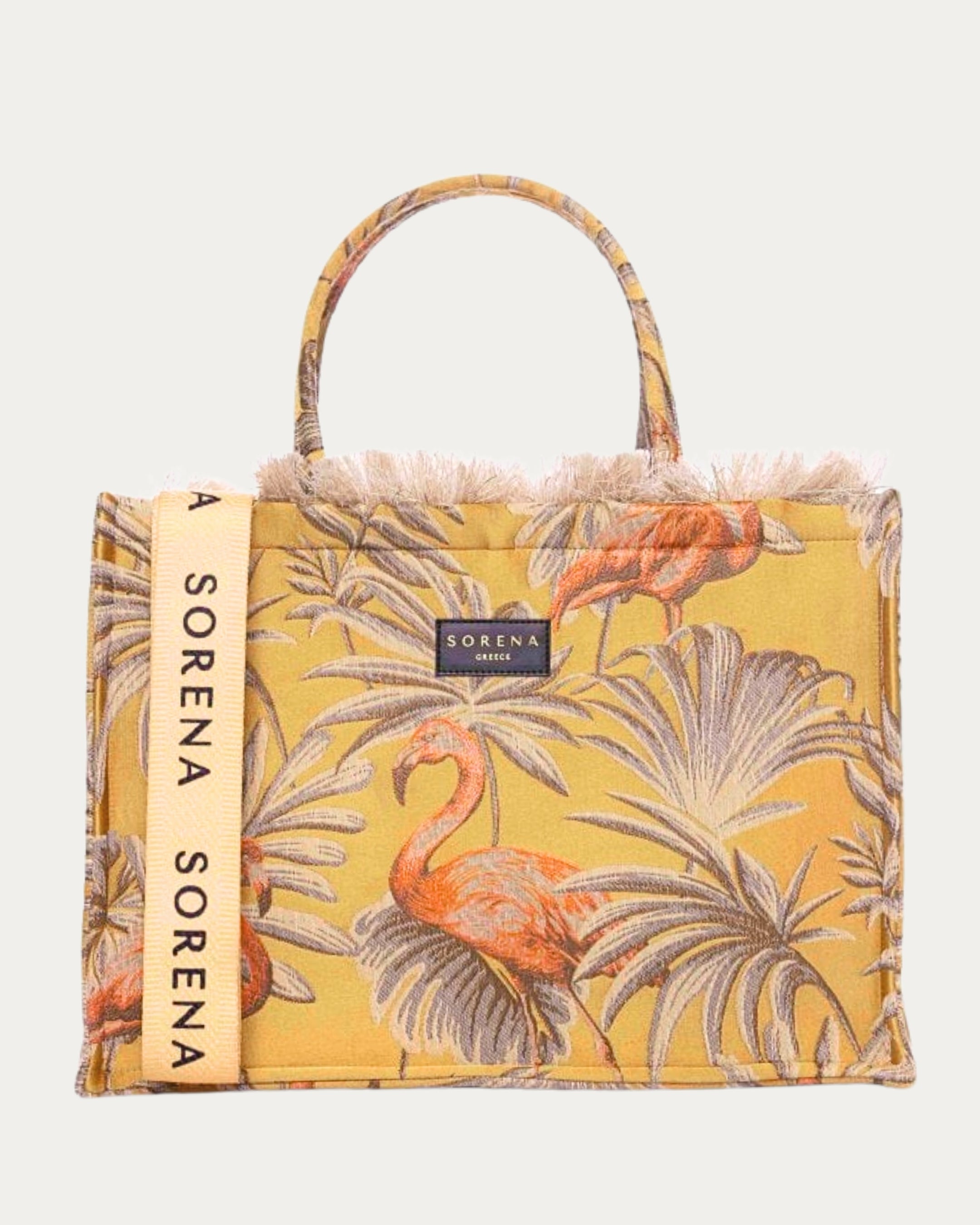 ISLA YELLOW LARGE TOTE BAG