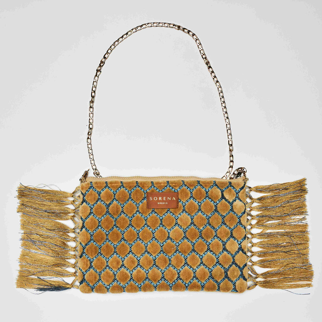 ATHENA TASSEL CLUTCH