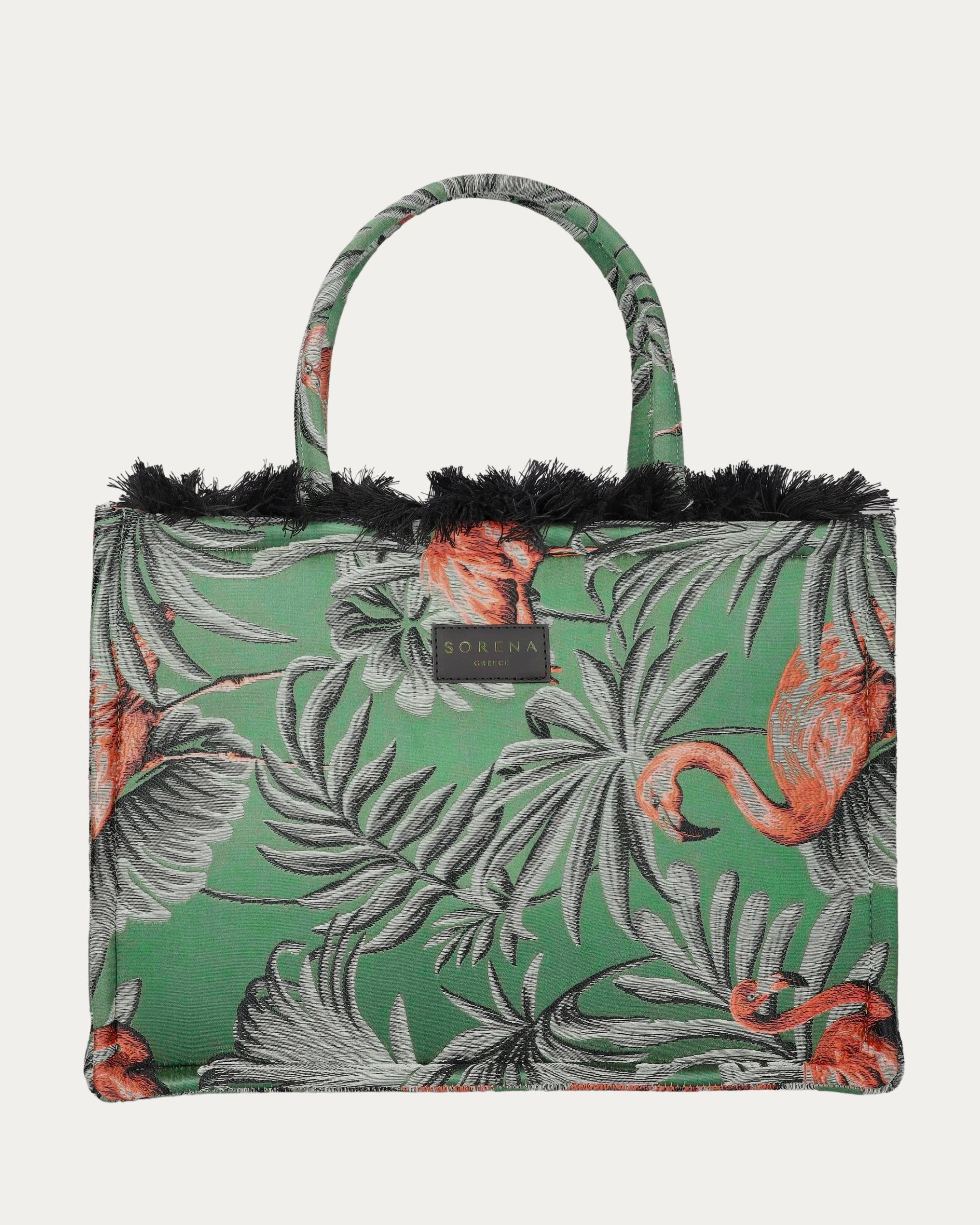 ISLA GREEN LARGE TOTE BAG