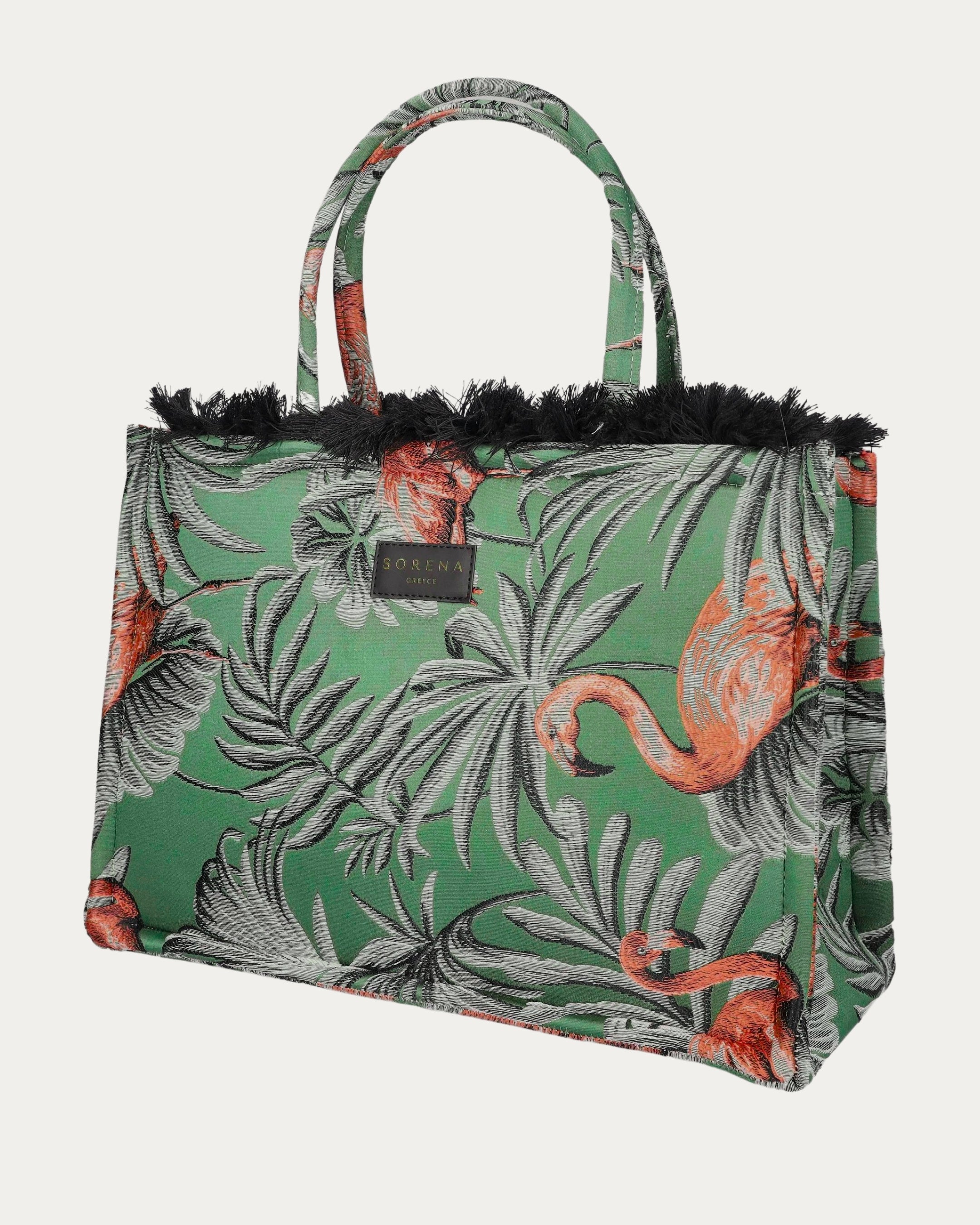 ISLA GREEN LARGE TOTE BAG
