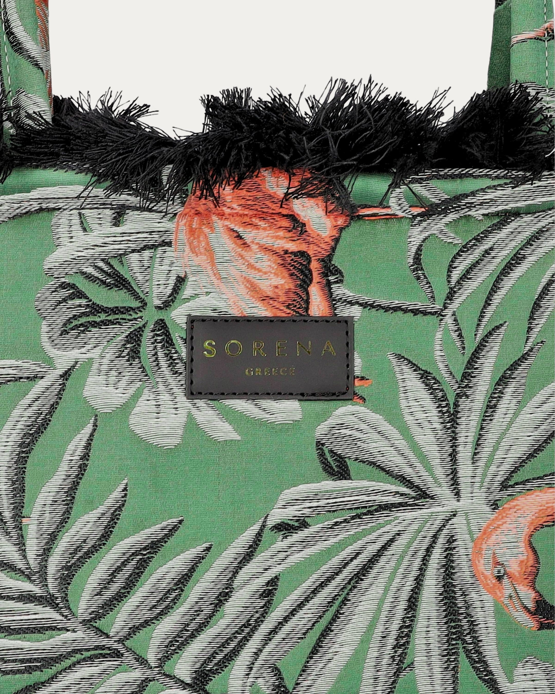 ISLA GREEN LARGE TOTE BAG