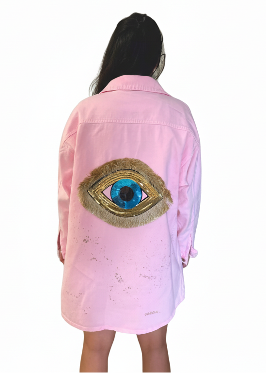 JACKET GOLDEN EYE PINK