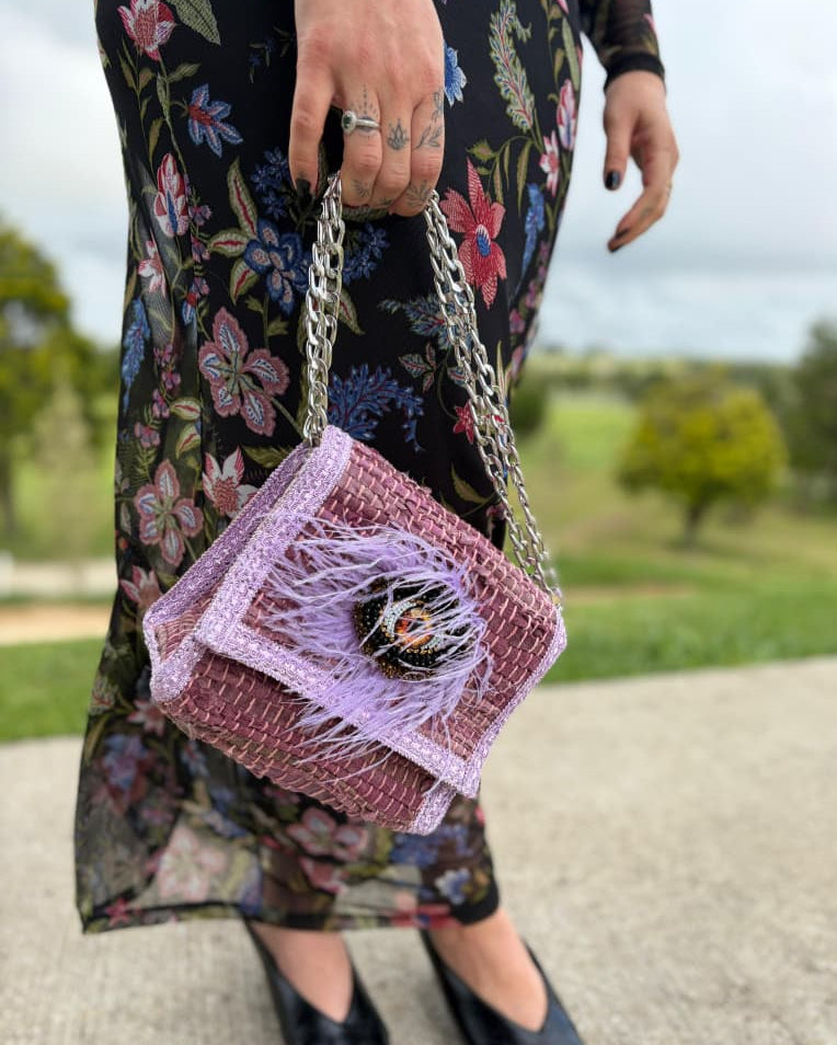 FEATHER KILIM VIOLET