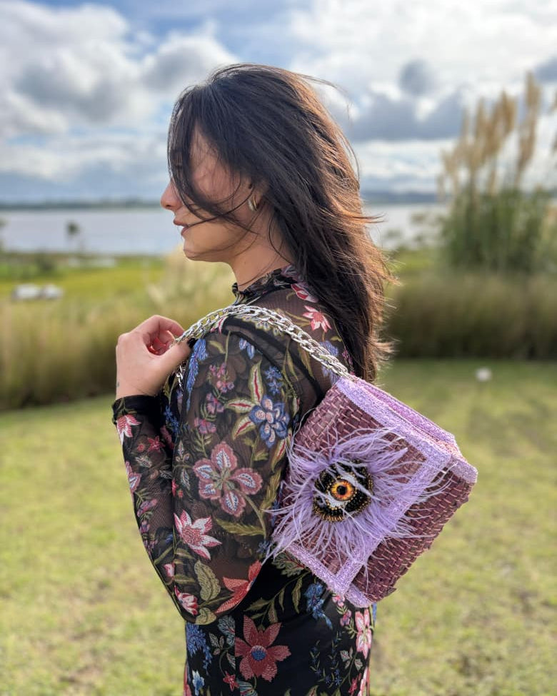 FEATHER KILIM VIOLET