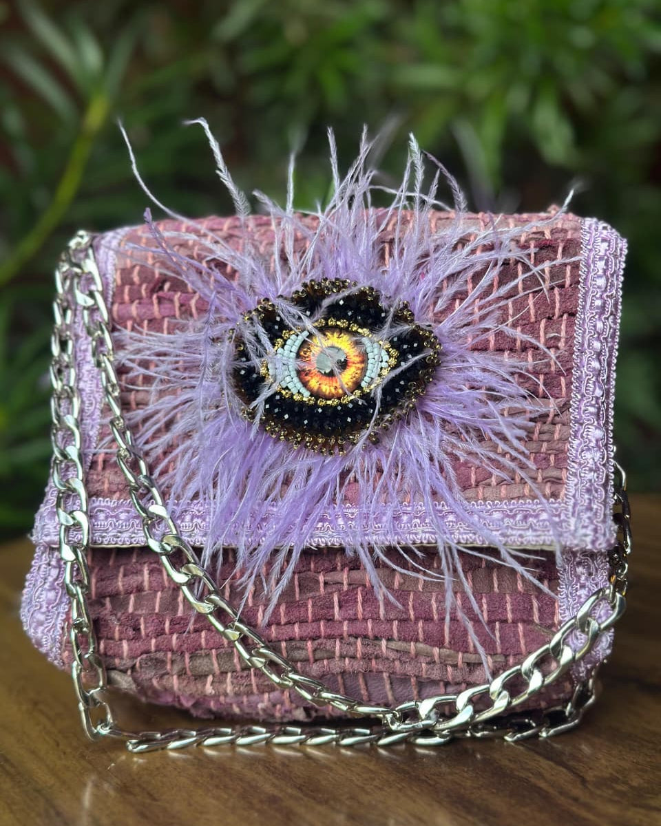 FEATHER KILIM VIOLET