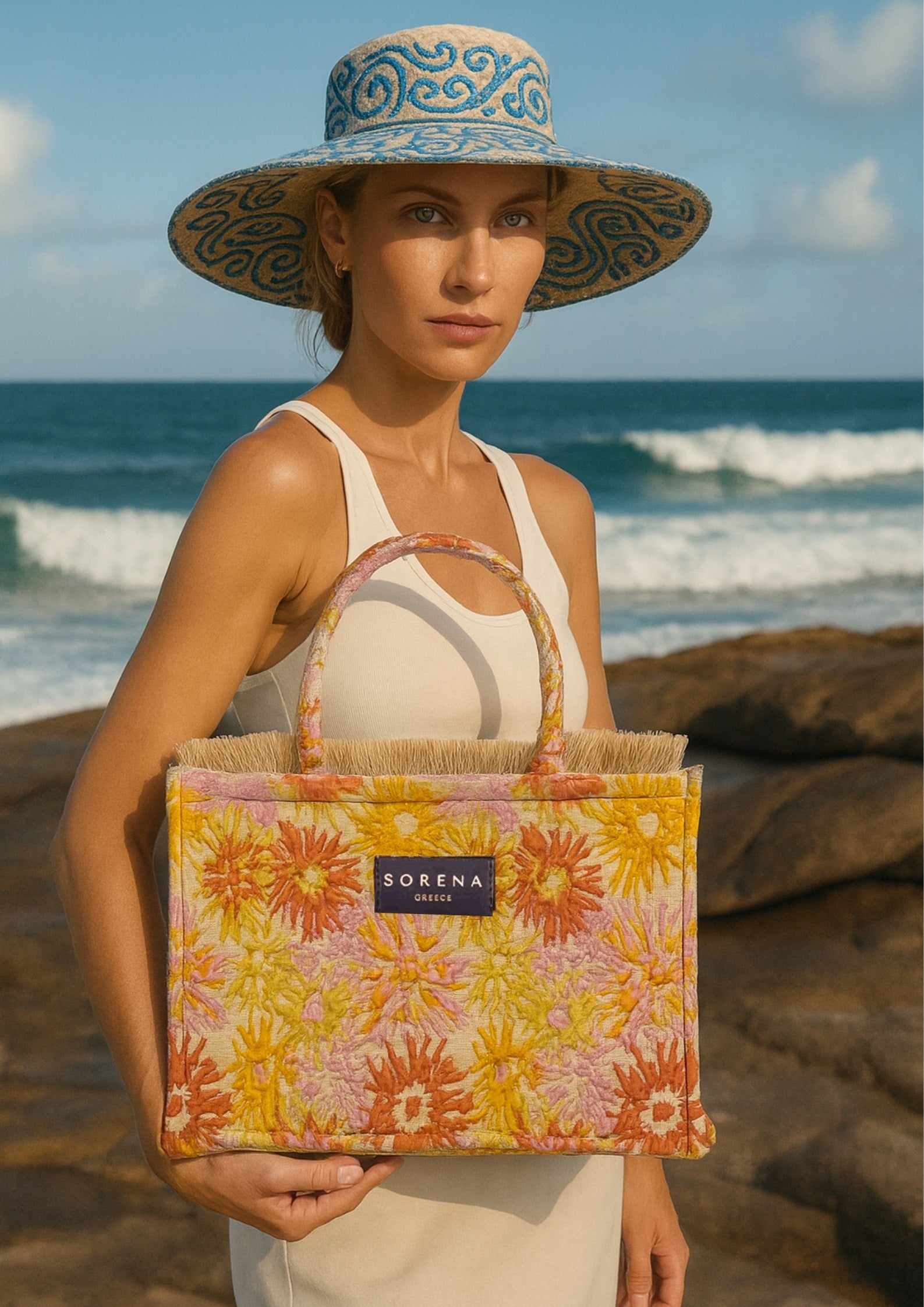 XRYSANTHI MEDIUM TOTE BAG