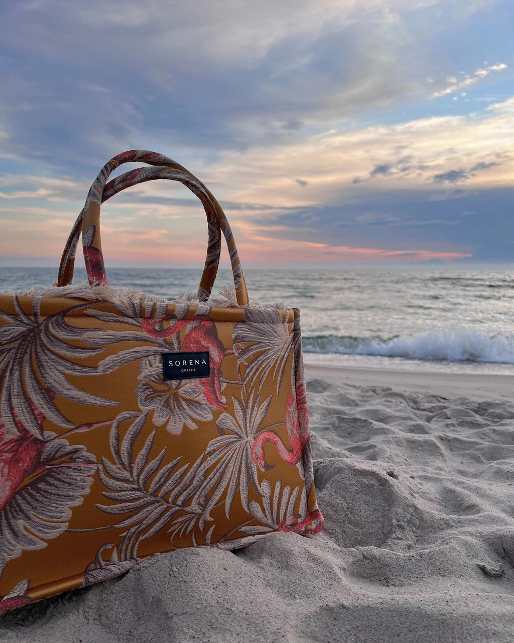 ISLA YELLOW LARGE TOTE BAG