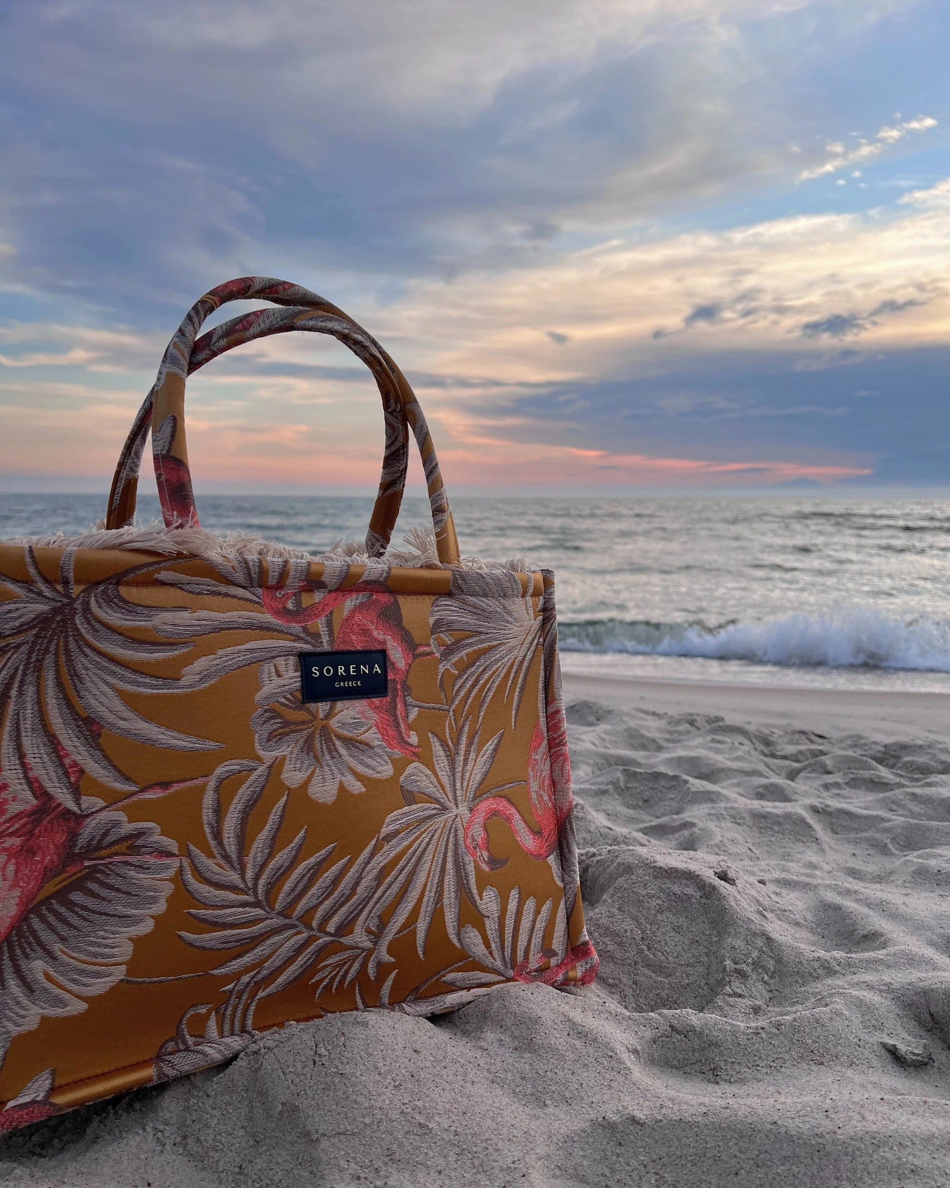 ISLA YELLOW LARGE TOTE BAG